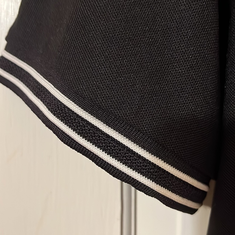 Club Room men’s black and white size large polo shirt - Picture 5 of 6